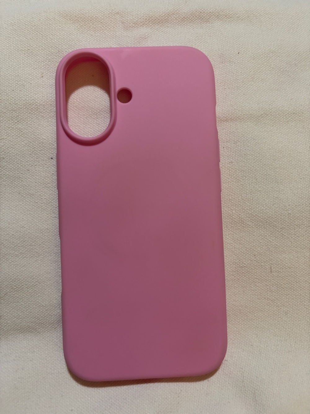 Pink Silicone iPhone 17 Case - Unbranded